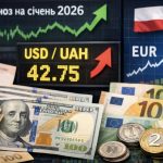 Прогноз курсу валют на січень 2026: що буде з гривнею, доларом, євро та злотим