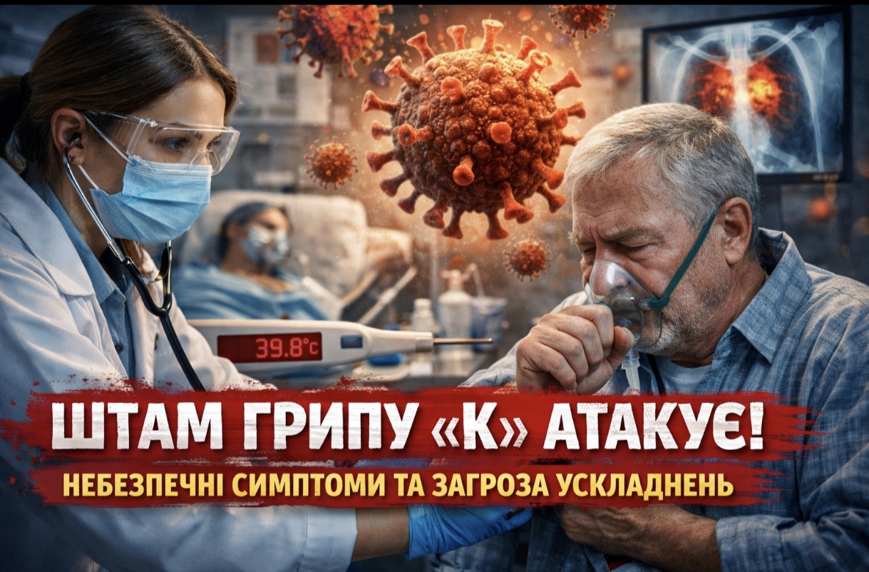 Штам грипу «K» атакує: які симптоми вимагають термінової медичної допомоги