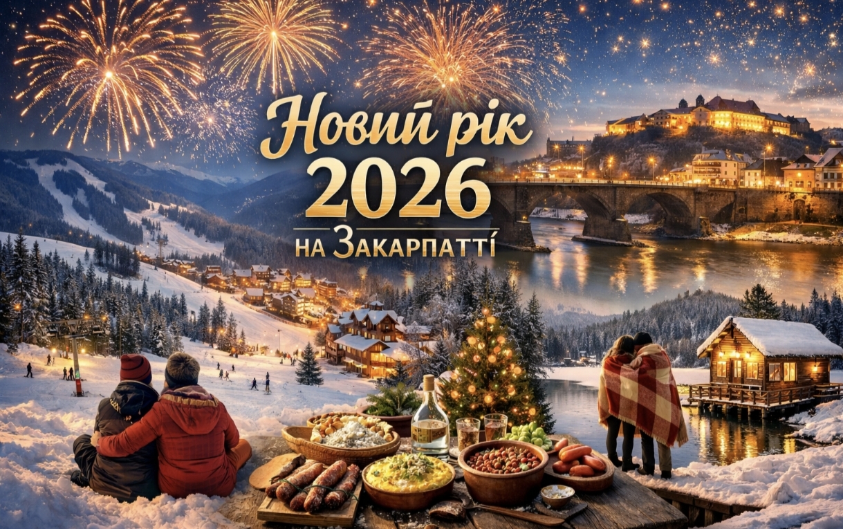Де зустріти Новий рік 2026 на Закарпатті: локації, дати та актуальні ціни
