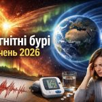Магнітні бурі січень 2026: прогноз по годинах та поради для метеозалежних людей