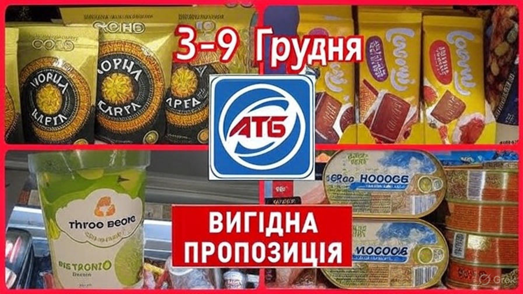 Товар тижня в АТБ 3-9 грудня 2025: що можна купити зі знижкою до 50%