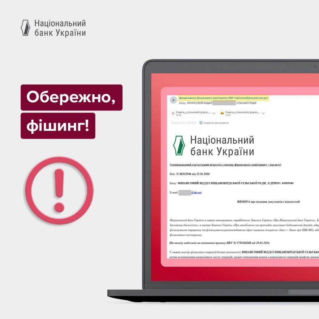 Українців почали масово атакувати шахраї від імені НБУ