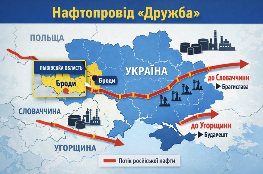 Що відомо про удар по інфраструктурі нафтопроводу «Дружба» та які можуть бути наслідки