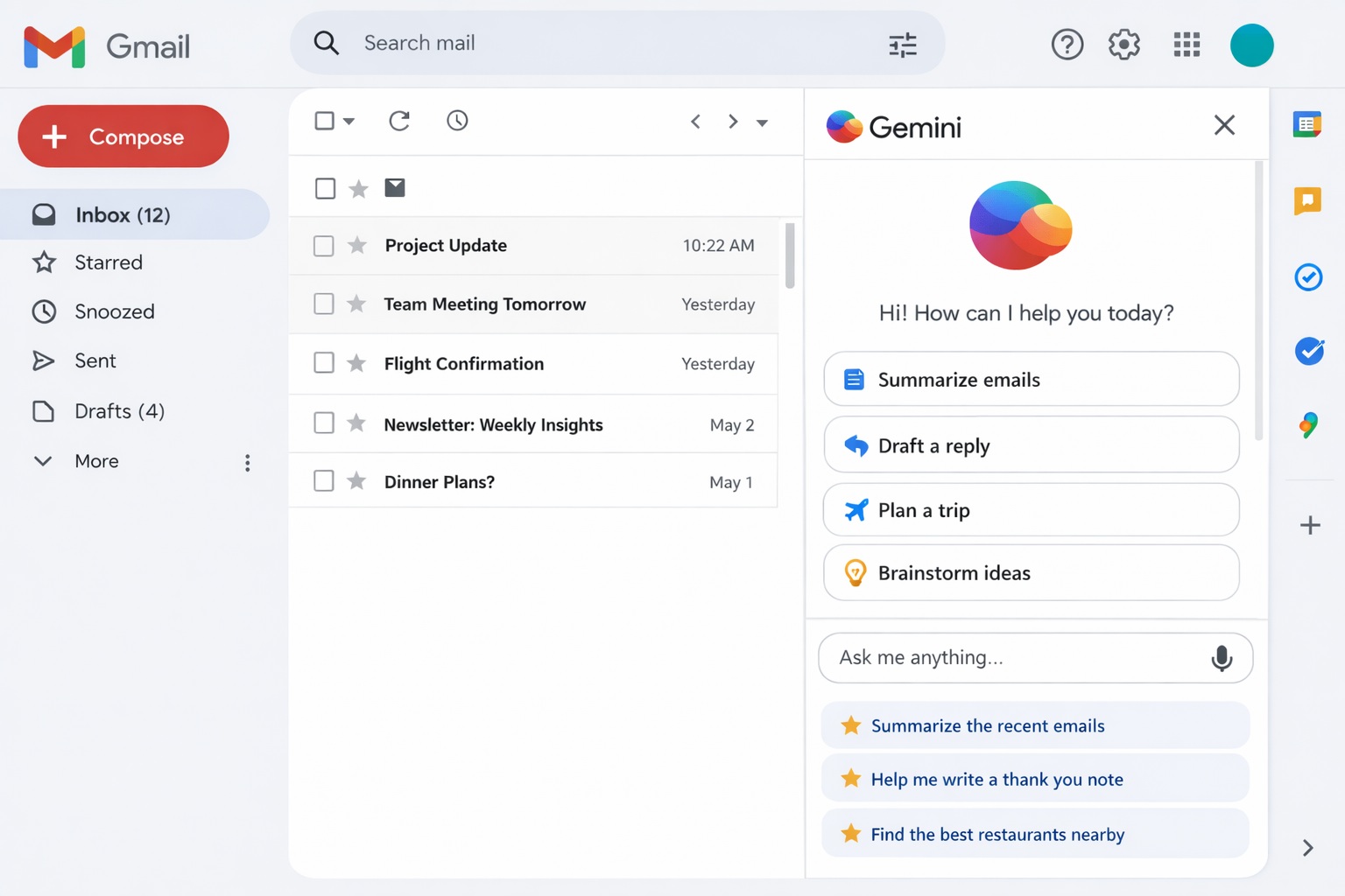 Gemini 3 в Gmail: що нового у 2026 році та як відключити ШІ