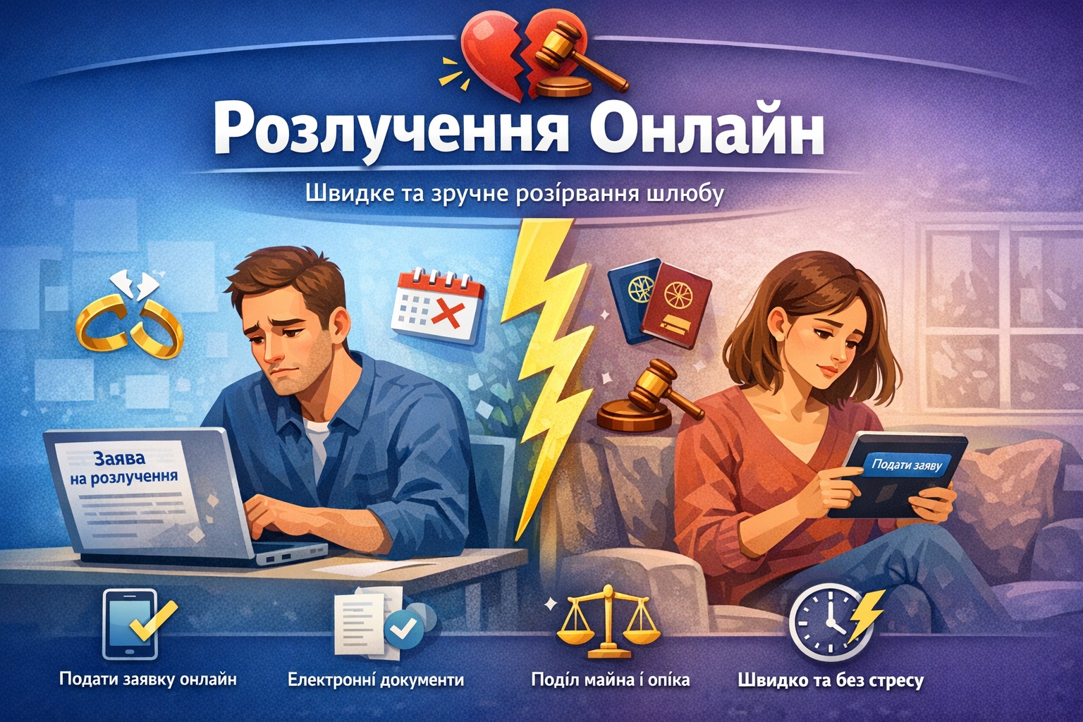 Розлучення онлайн 2026 в Україні: коли з'явиться нова послуга у "Дії"
