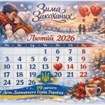 Календар свят на лютий 2026 року: важливі дати для України та міжнародні святкування
