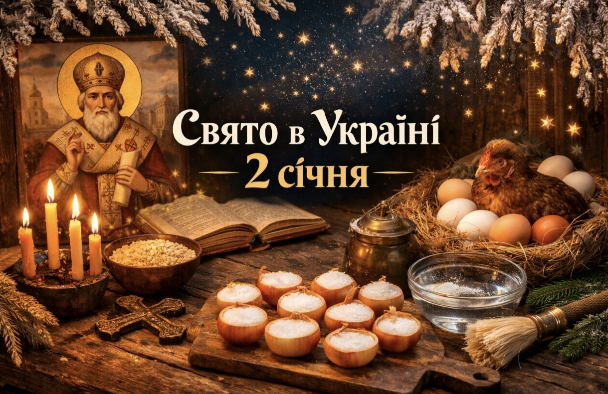 2 січня яке свято в Україні: що святкують, як очистити дім і які прикмети допомагають залучити щастя