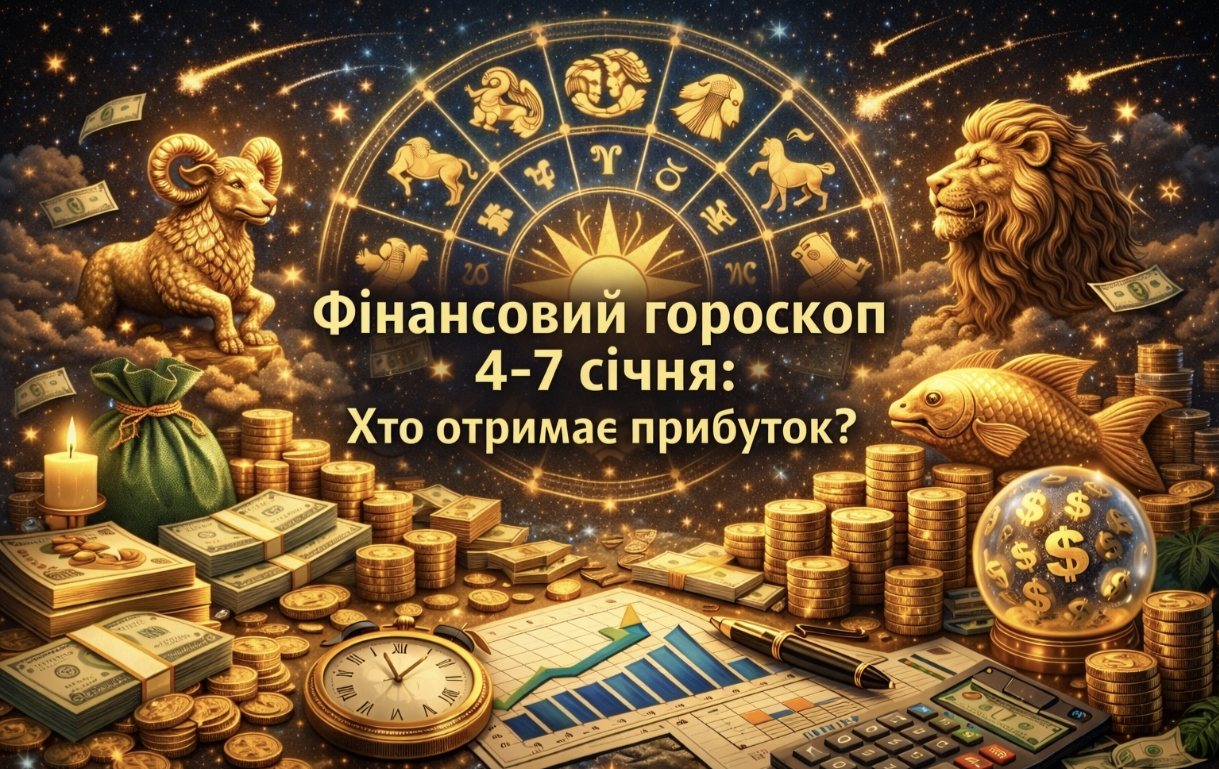 Фінансовий гороскоп 4-7 січня: на кого зі знаків зодіаку чекає прибуток сьогодні