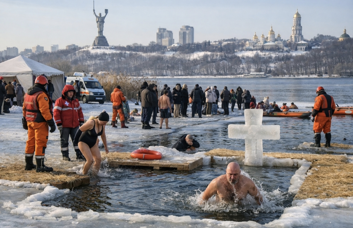 Водохреще у Києві 6 січня: де безпечно пірнати та які пляжі офіційно дозволені