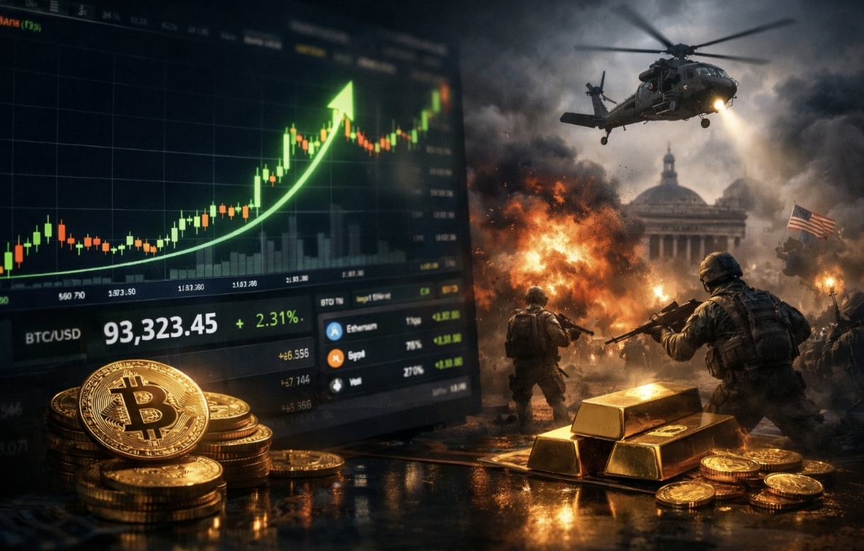 Курс Bitcoin перевищив 93 тисячі доларів: як події у Венесуелі вплинули на ринок