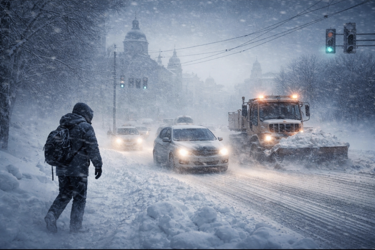 Морози до -23°C і снігопади до 25 см: які області України найбільше постраждають від циклону