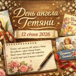 12 січня — День ангела Тетяни: як привітати у прозі, віршах і картинках
