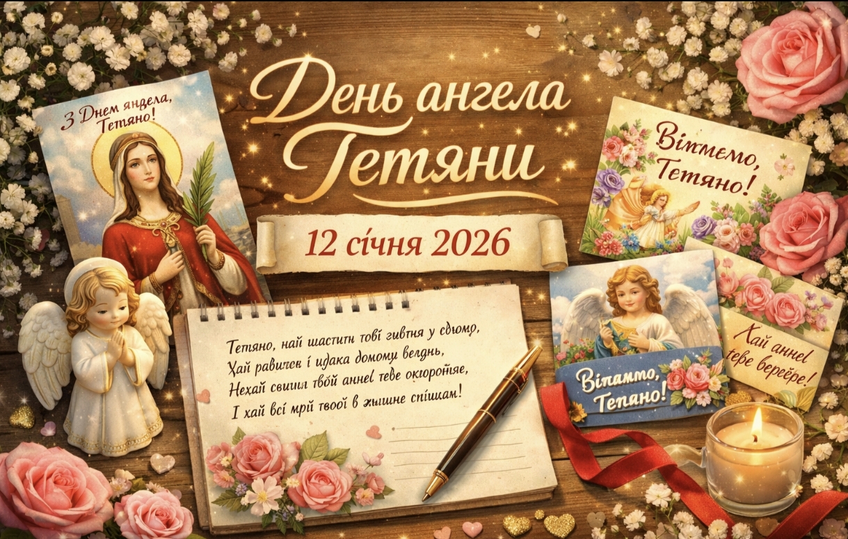 12 січня — День ангела Тетяни: як привітати у прозі, віршах і картинках