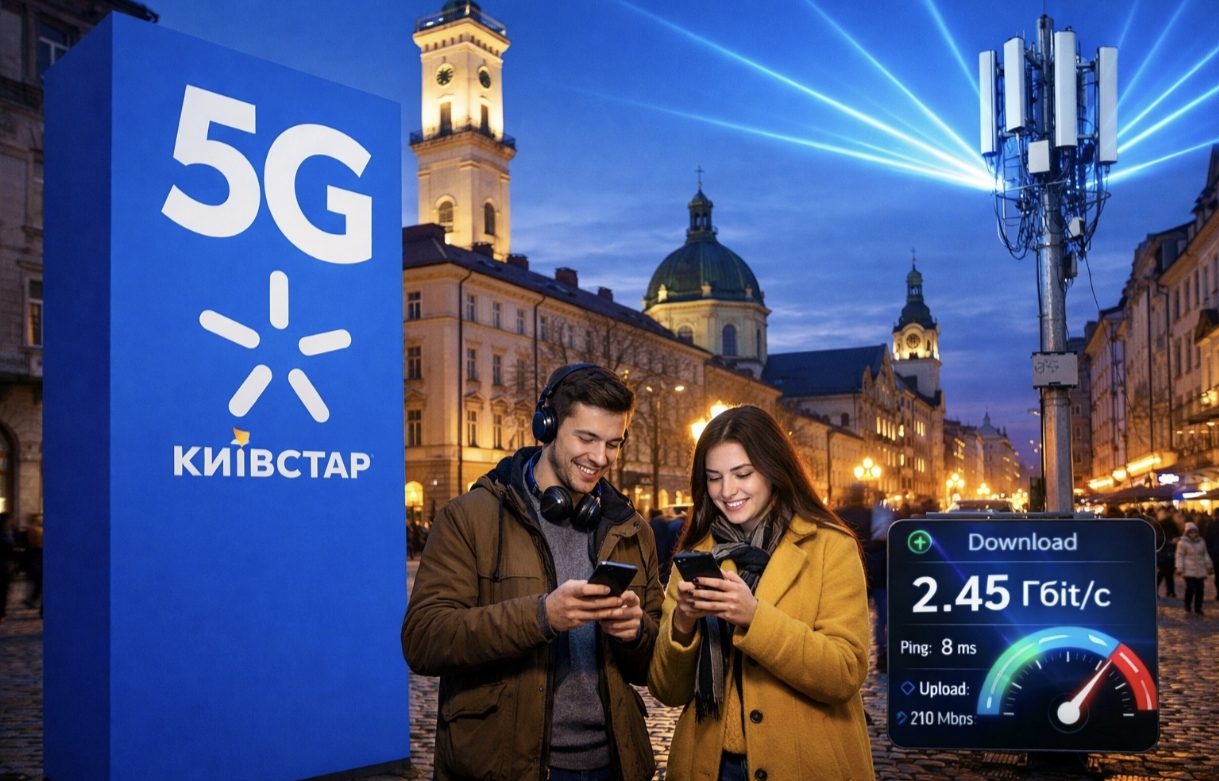 Львів став першим містом для тестування 5G від Київстар