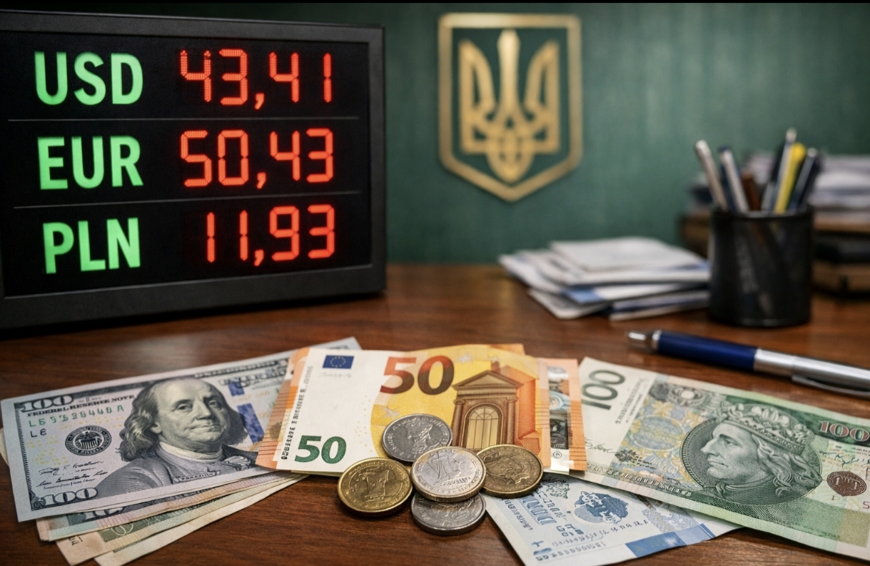 Курс валют на 19.01.2026: скільки коштують долар, євро і злотий