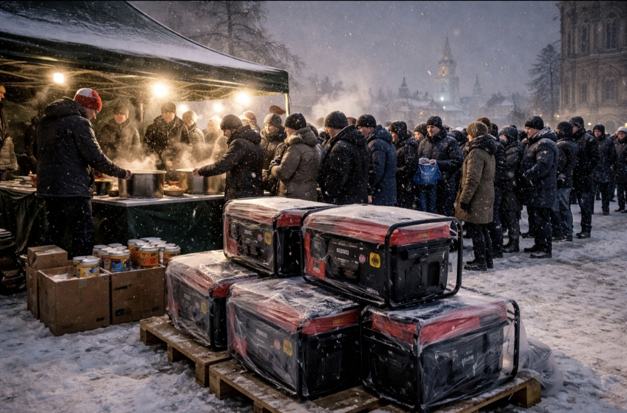 Як у Польщі за три дні зібрали мільйон злотих на генератори для Києва