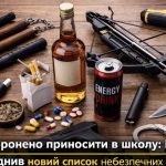 З нунчаками, арбалетами, пилами та алкоголем не можна ходити в школу – Кабмін затвердив перелік заборонених предметів для учнів