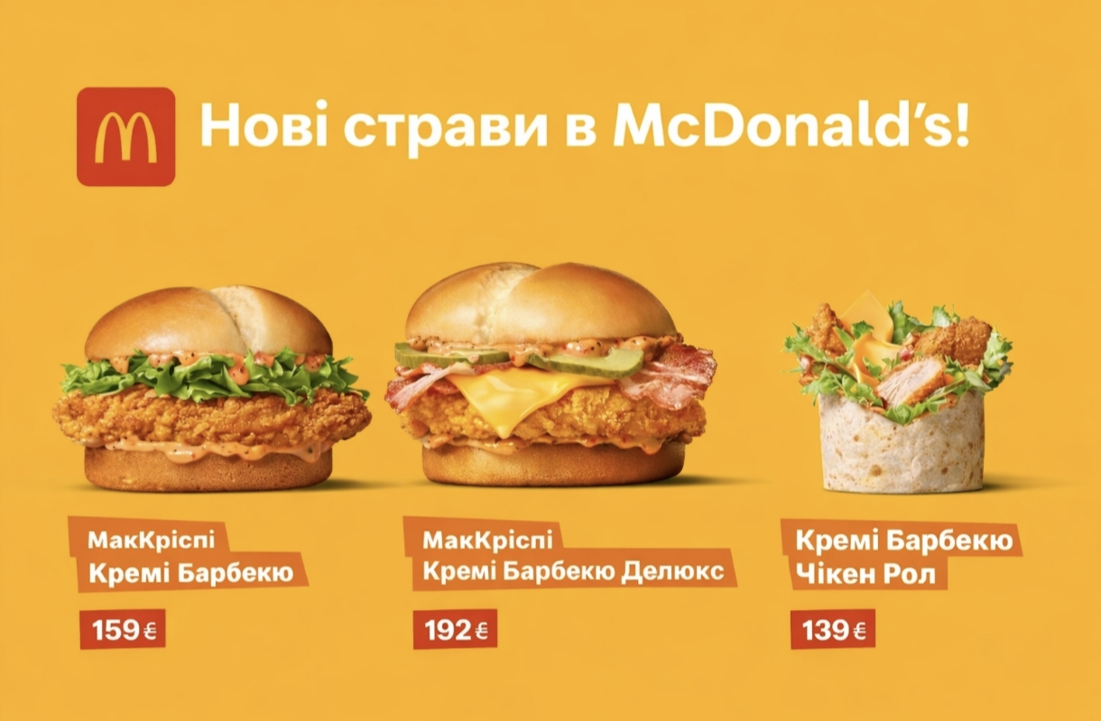 В меню McDonald's з'явились нові бургери: скільки коштують і чому варто спробувати