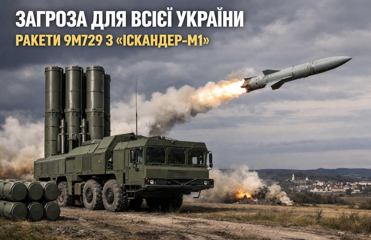 Що таке ракета 9М729 з «Іскандер-М1» і чому вона становить загрозу для всієї України
