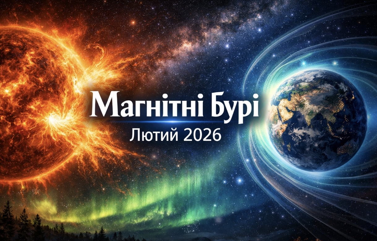 Прогноз магнітних бур на лютий 2026: небезпечні дати та поради для метеозалежних людей
