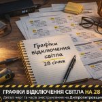 Графіки відключення світла Дніпро та область 28 січня: актуальна інформація