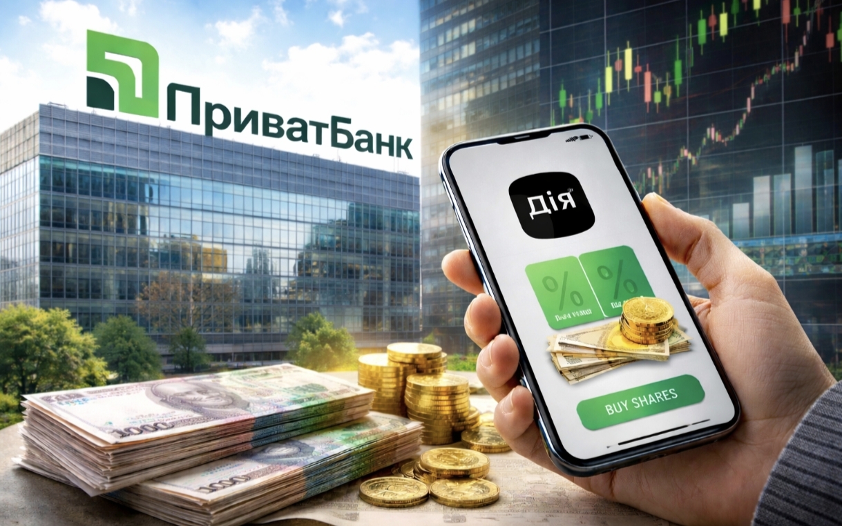 Українцям дозволять купити акції ПриватБанку через «Дію»: що відомо про нову ініціативу уряду