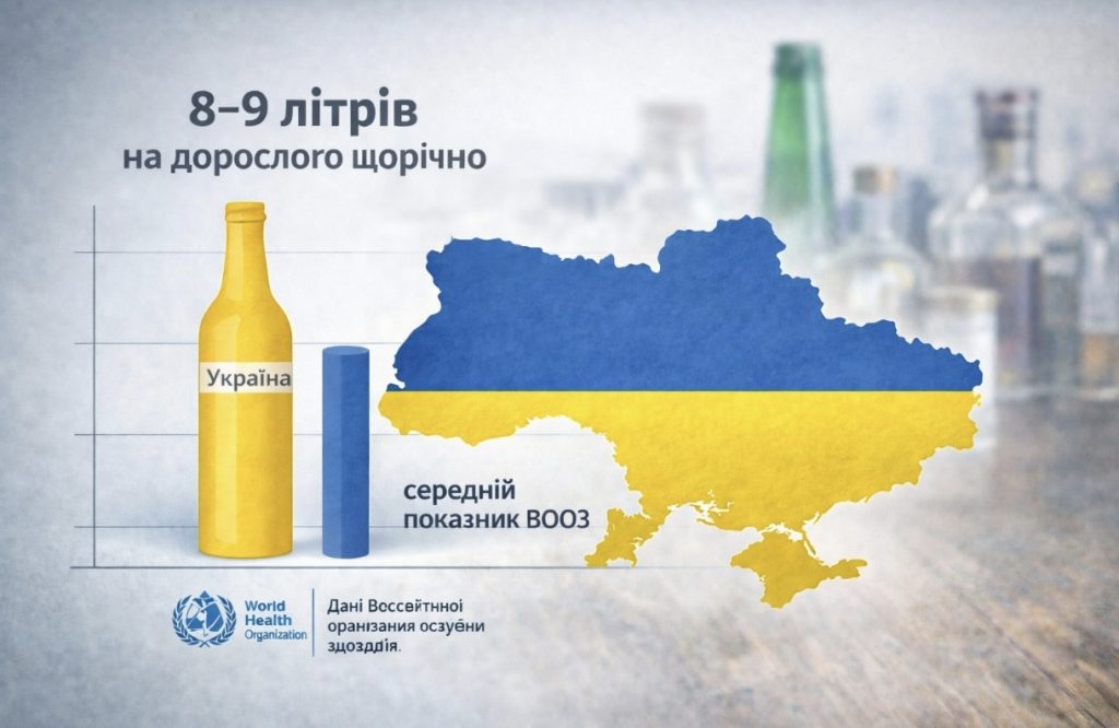 Скорочення споживання алкоголю в Україні 2026–2028: що передбачає затверджений урядом план