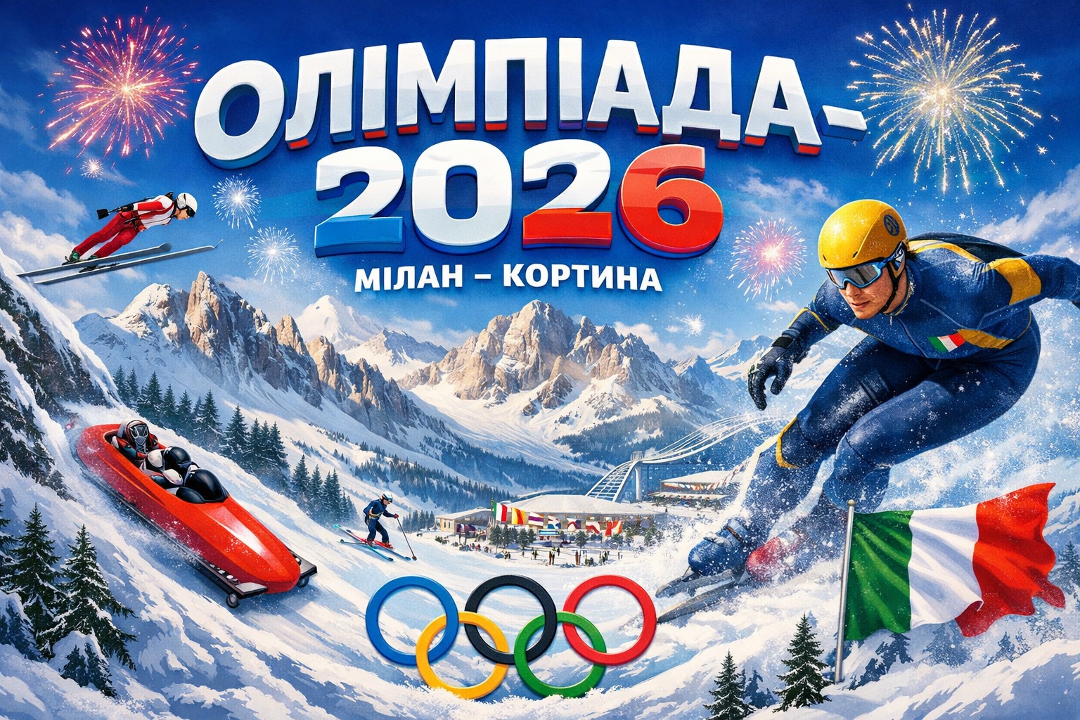 Олімпіада-2026 стартує 6 лютого: програма першого дня та церемонія відкриття