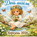 Іменини в Україні в березні 2026: календар за новим і старим стилем