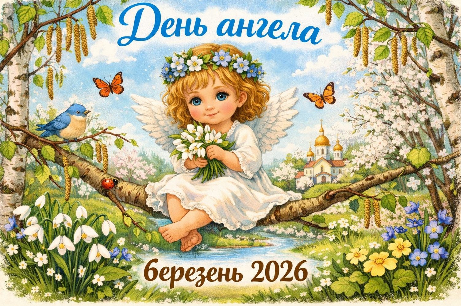 Іменини в Україні в березні 2026: календар за новим і старим стилем