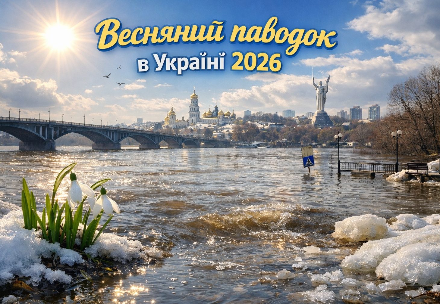Весняний паводок 2026: в яких областях України можливі масштабні підтоплення, прогноз і попередження ДСНС
