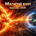 Магнітні бурі березень 2026 в Україні: календар і небезпечні дні