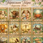 Гороскоп Таро на березень 2026: що чекає на знаки Зодіаку цього місяця