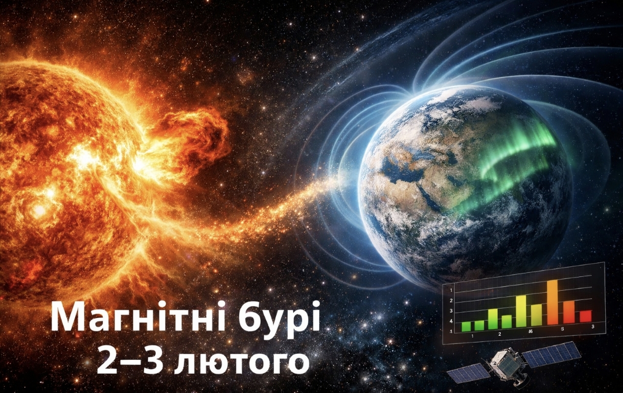 Магнітні бурі, прогноз на сьогодні: чого очікувати від сонячної активності 2–3 лютого 2026 року