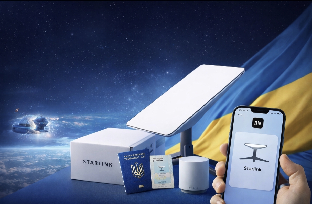 Як внести термінал Starlink у білий список Мінцифри: інструкція для фізичних осіб та бізнесу 2026