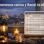 Графіки відключення світла Київ та область 3 лютого: актуальна інформація