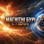 Магнітні бурі, прогноз на сьогодні: чого очікувати від сонячної активності 5-7 лютого 2026 року