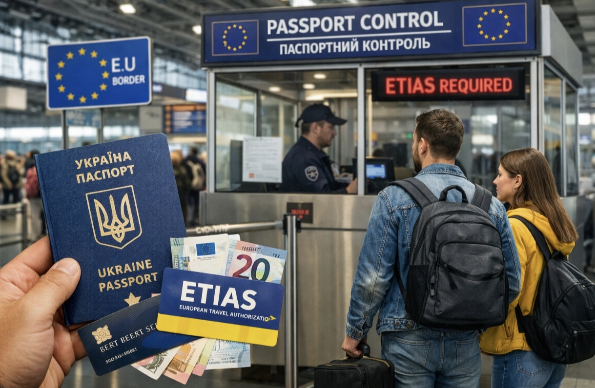 В’їзд до ЄС стане платним: скільки доведеться заплатити українцям з кінця 2026 року