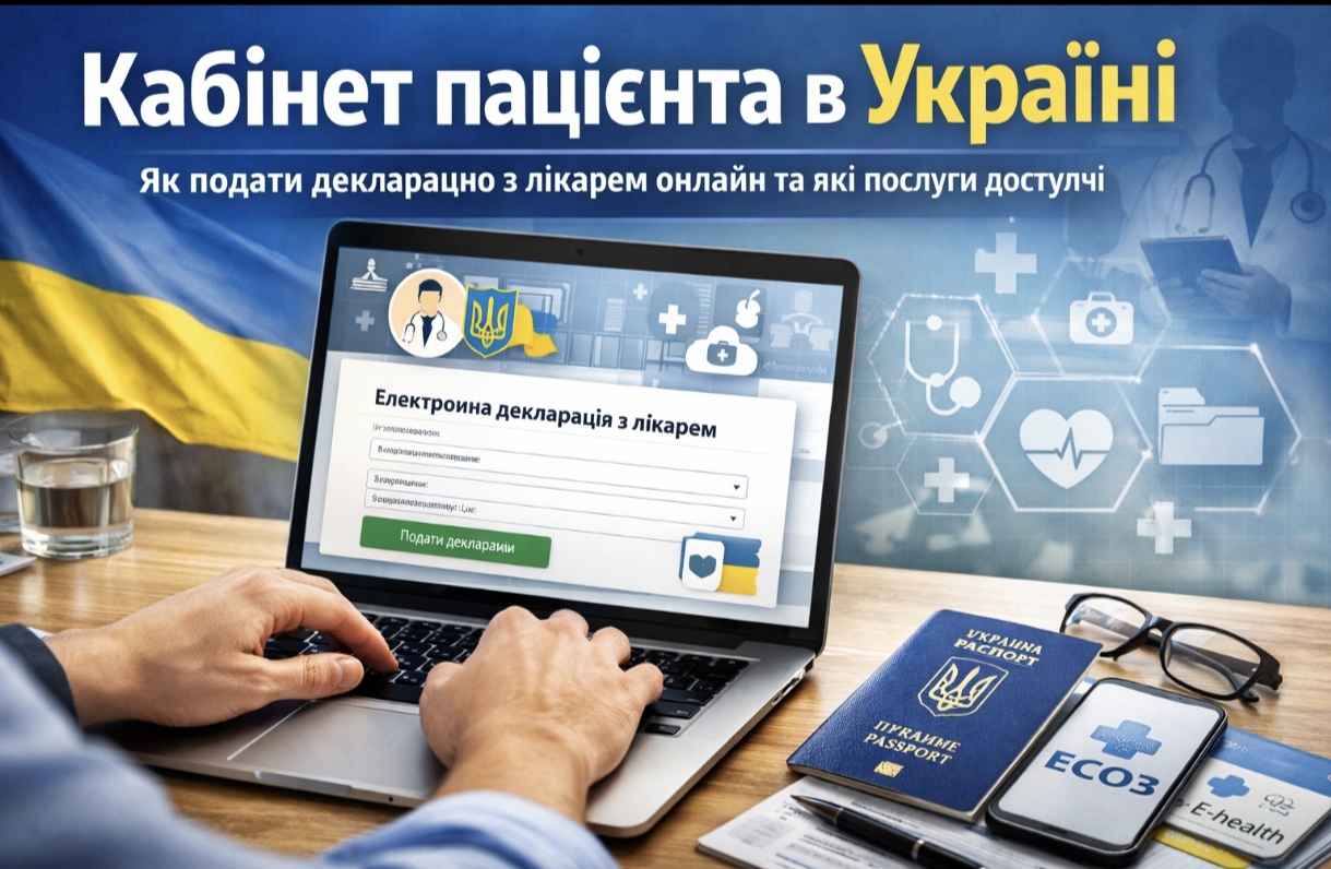 Декларація з лікарем онлайн через ЕСОЗ: інструкція для пацієнтів