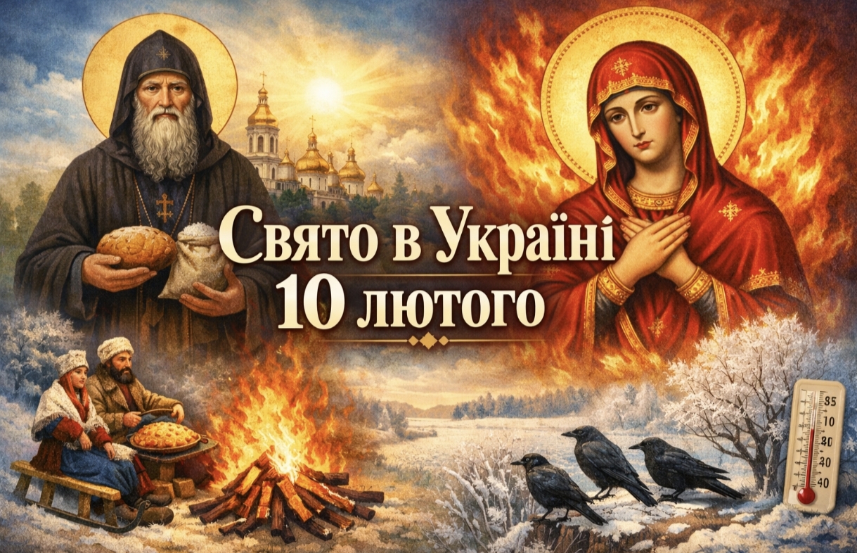 Яке свято 10 лютого в Україні: церковний день пам’яті Прохора Києво-Печерського, ікона Божої Матері «Вогняна», народні традиції та суворі заборони