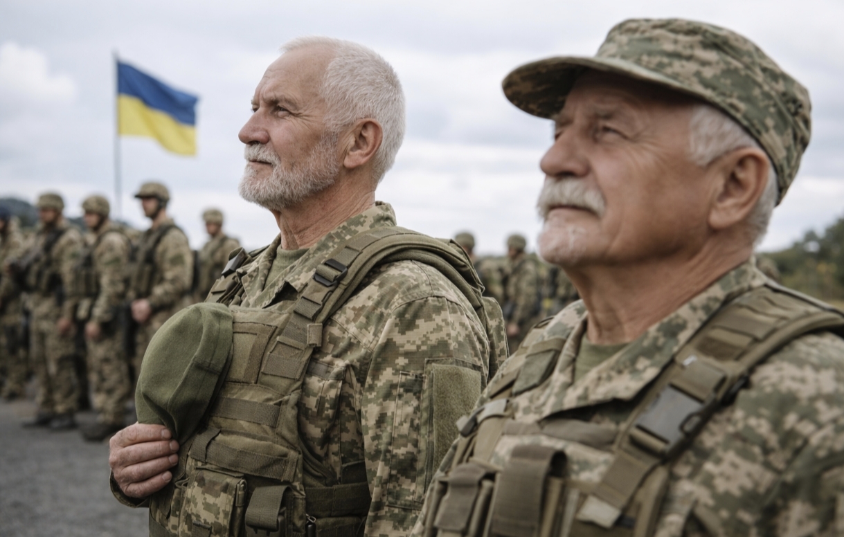 Зеленський підписав указ про контрактну службу для чоловіків 60+