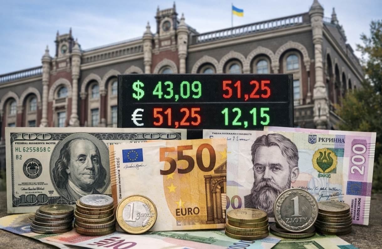 Курс валют на 11.02.2026: скільки коштують долар, євро і злотий