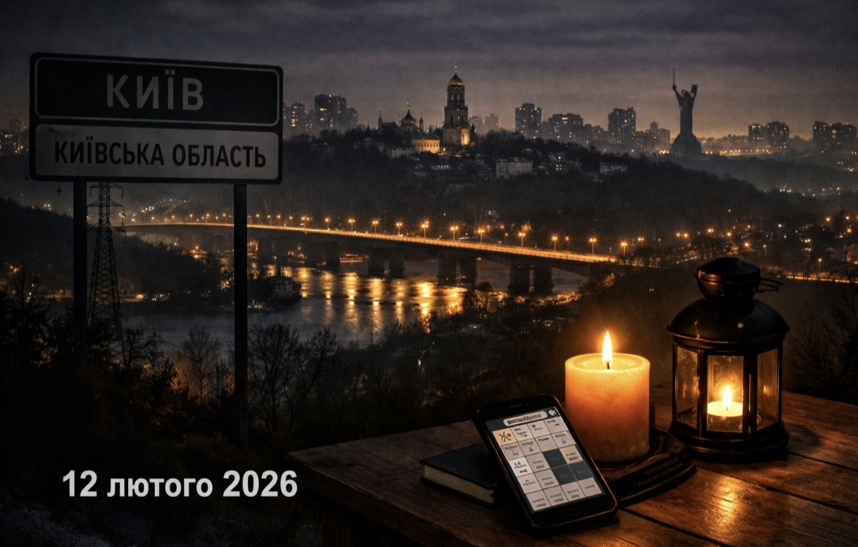 Коли не буде світла у Києві та області 12 лютого 2026: графіки відключень