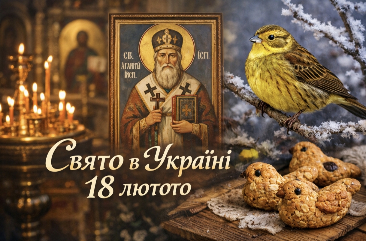 Яке свято 18 лютого в Україні: церковна пам’ять святителя Агапіта, народні традиції Вівсянчиного дня та прикмети на удачу