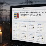 Коли не буде світла на Закарпатті 18 лютого 2026: графіки відключень