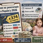 Скільки коштує година з репетитором у 2026 році: ціни в Києві, Львові та інших містах України