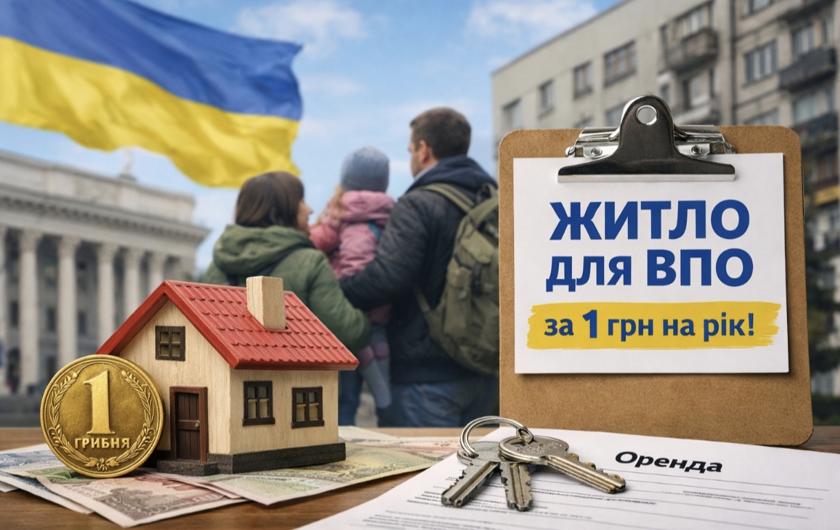 В Україні дозволили оренду держмайна для ВПО за 1 грн на рік: повний перелік умов і хто має право