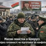 Масові повістки в Білорусі 2026: чому Лукашенко терміново забирає чоловіків на військові збори біля кордонів України, Польщі та Литви