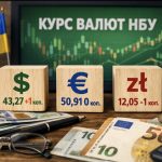 Курс валют на 23.02.2026 — скільки коштують долар, євро і злотий