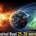 Магнітні бурі 25-26 лютого 2026 року: який К-індекс сьогодні та чи вплине сонячна активність на самопочуття